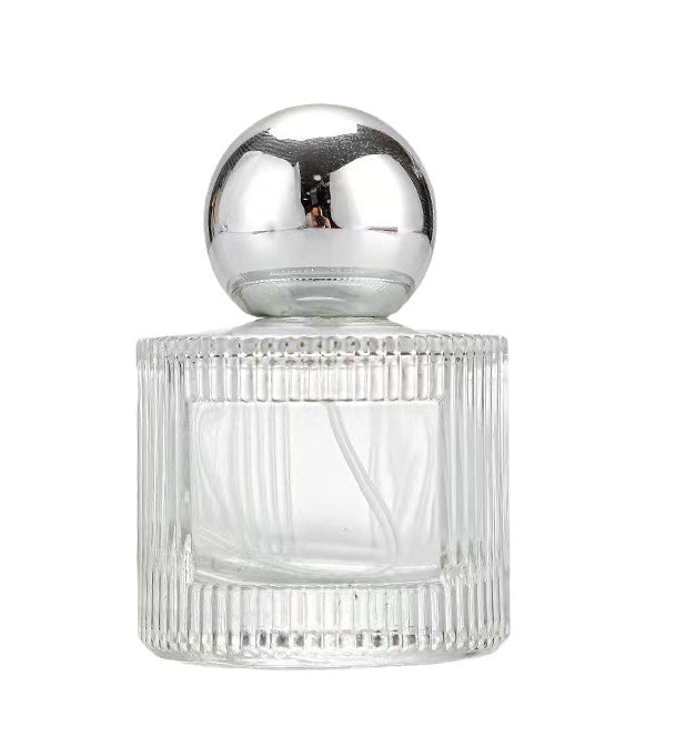Bayonet Perfume Bottle Cylindrical Vertical Grain Ball