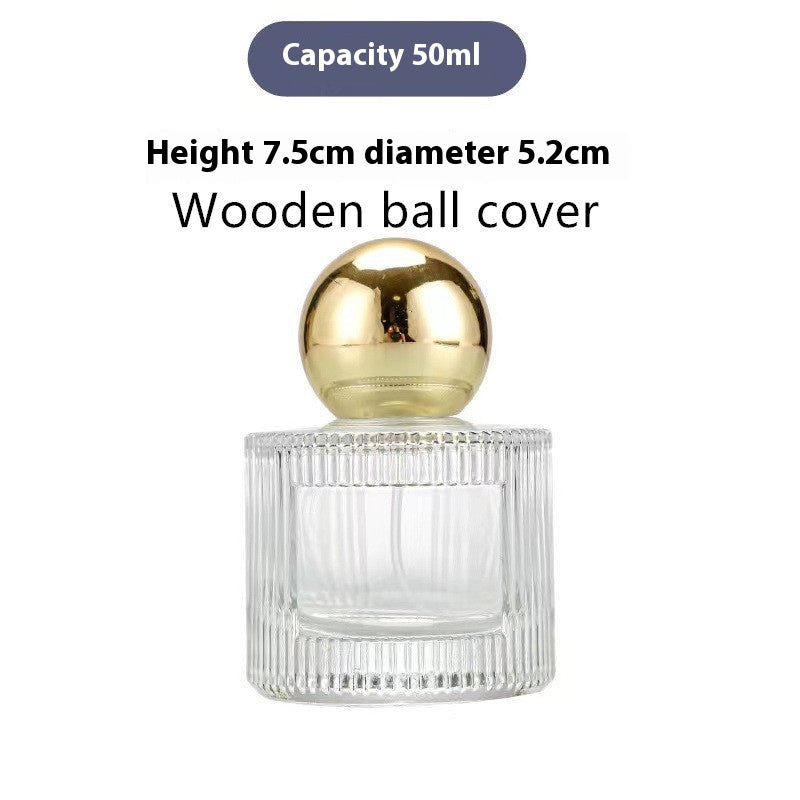 Bayonet Perfume Bottle Cylindrical Vertical Grain Ball